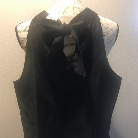 Brand New! Neiman Marcus Black Linen Halter Top - Picture 6 of 6